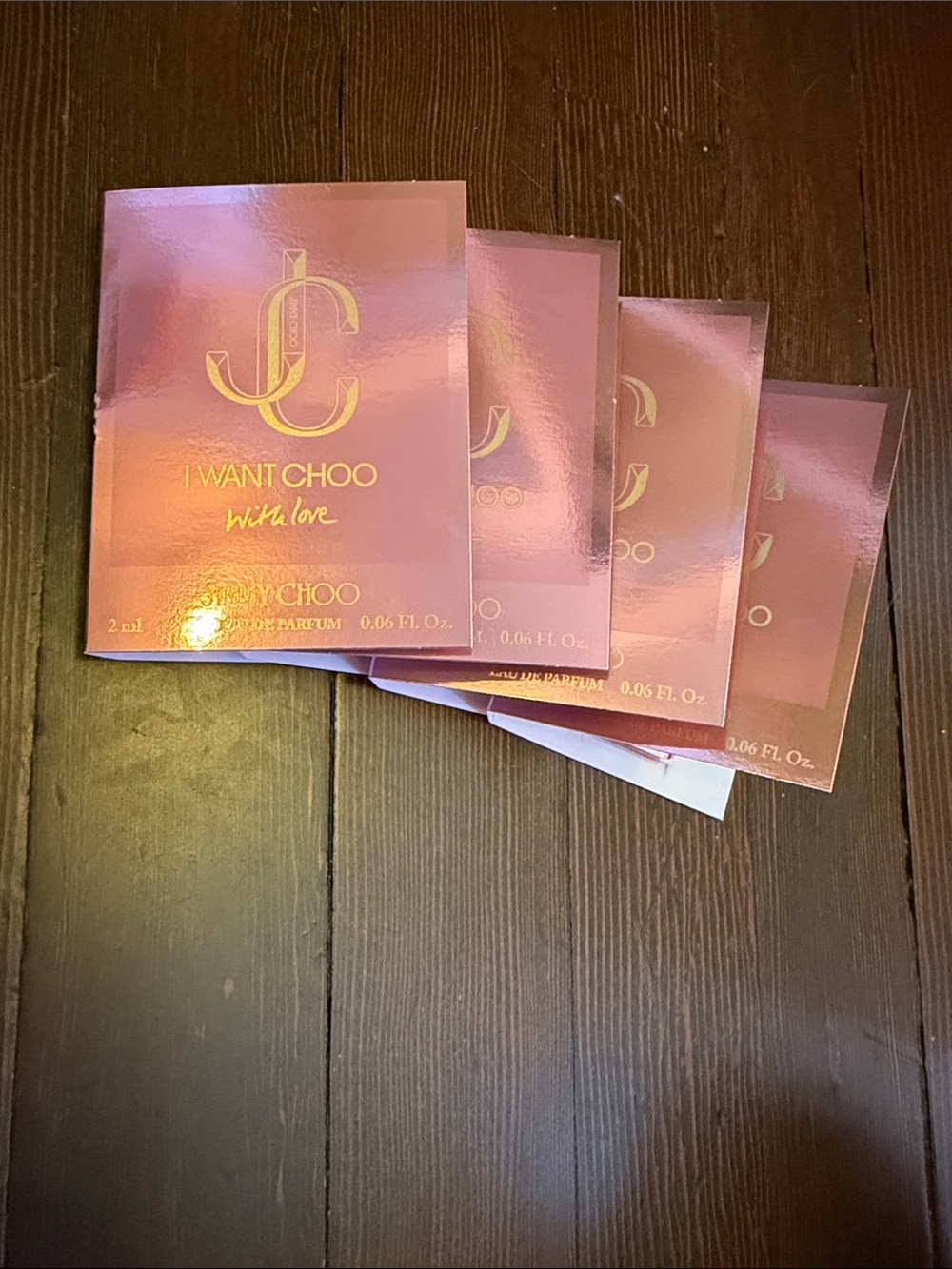 4 x Jimmy Choo I Want Choo With Love